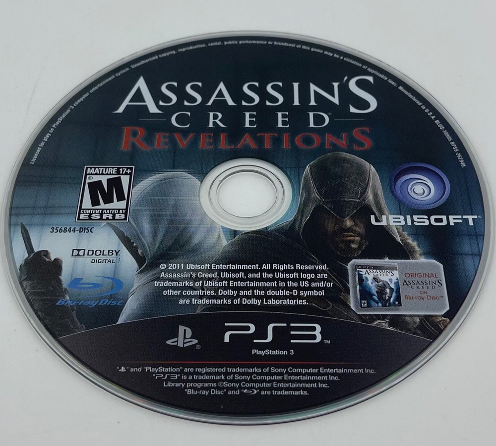 Assassin's Creed Revelations (Sony PlayStation 3 PS3) GAME DISK ONLY - TESTED
