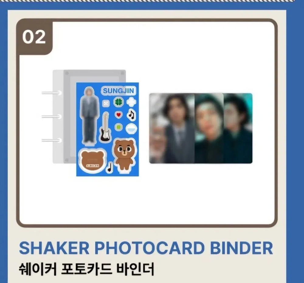 DAYSIX SUNGJIN 30 Concert MD Photo Card Binder Unopened