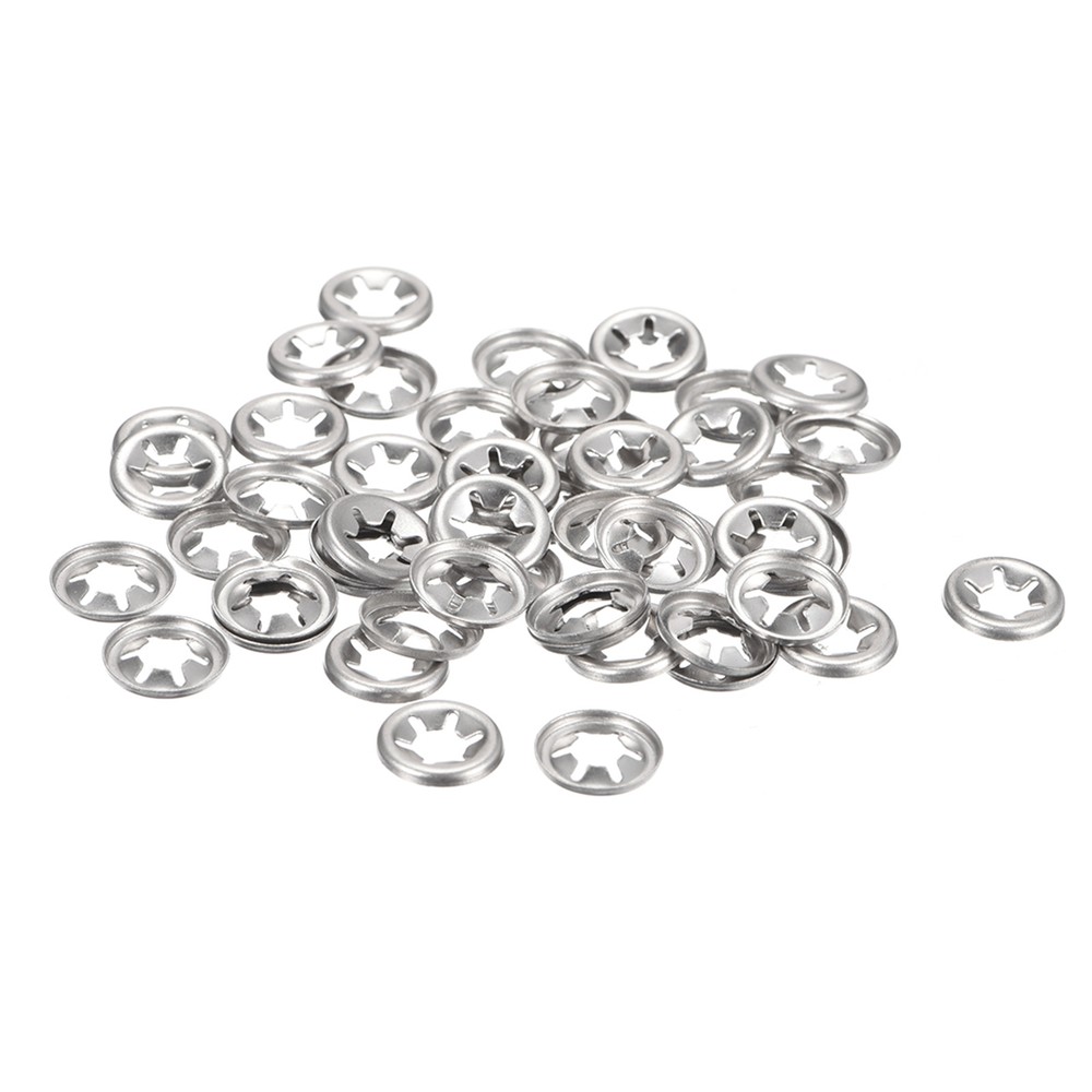 50pcs Internal Tooth Locking Washer - [5mmID x 12mmmmOD], 304Stainless Steel