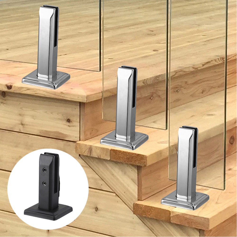 Glass Spigots Panels Stair Bracket Balustrade Clamp Stainless Steel Pool Fence