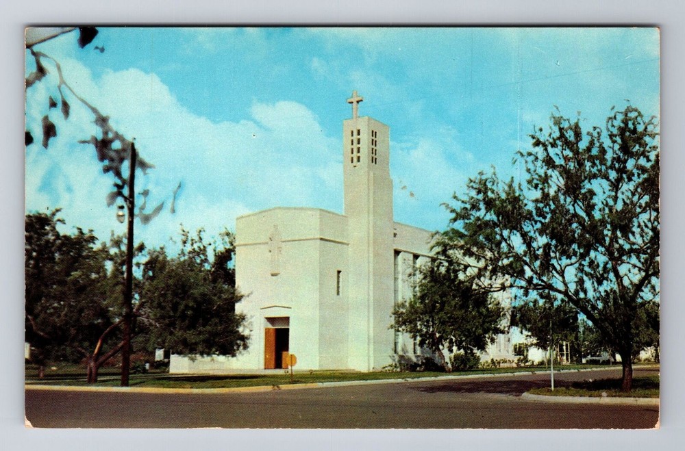 Raymondville TX-Texas, The First Presbyterian Church, Religion Vintage Postcard
