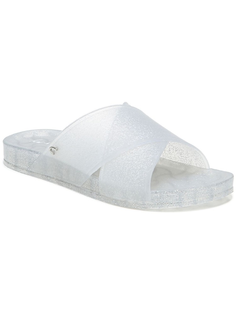 Sam Edelman Women's White Jaylee Almond Slide Pool Sandals Size 8 M
