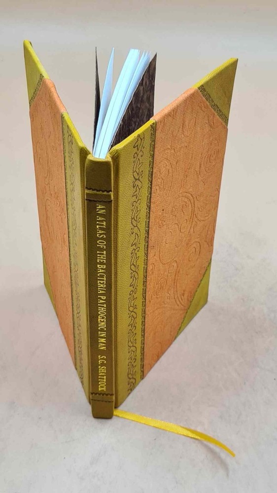 Leather Bound Atlas of Human Bacterial Pathogens with Descriptions