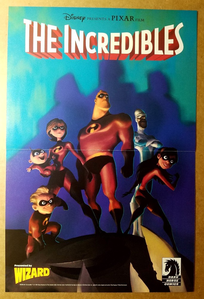 The Incredibles Disney Dark Horse Comics Art Print by Ricardo Curtis