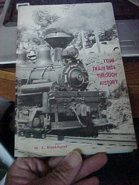 TRAIN RIDE THROUGH HISTORY, CASS WV SCENIC RAILROAD (1968, w/ STUB