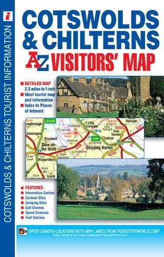 Cotswolds & Chilterns Visitors' Map... by Geographers A-Z Map  Sheet map, foldedFREE US DELIVERY | ISBN: 1843486121 | Quality Books