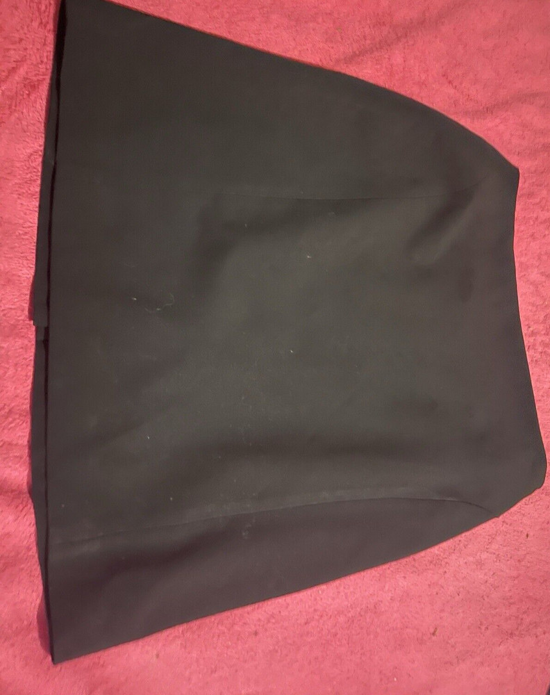Apostrophe Women's Straight & Pencil Petite Size 6P  Black Lined career Skirt