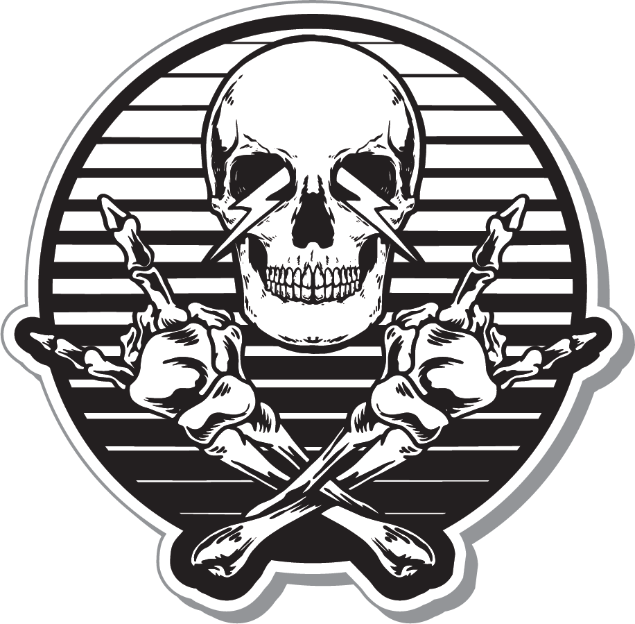 Skull Stickers Combo, Skulls, sticker combo, Sticker, Decal