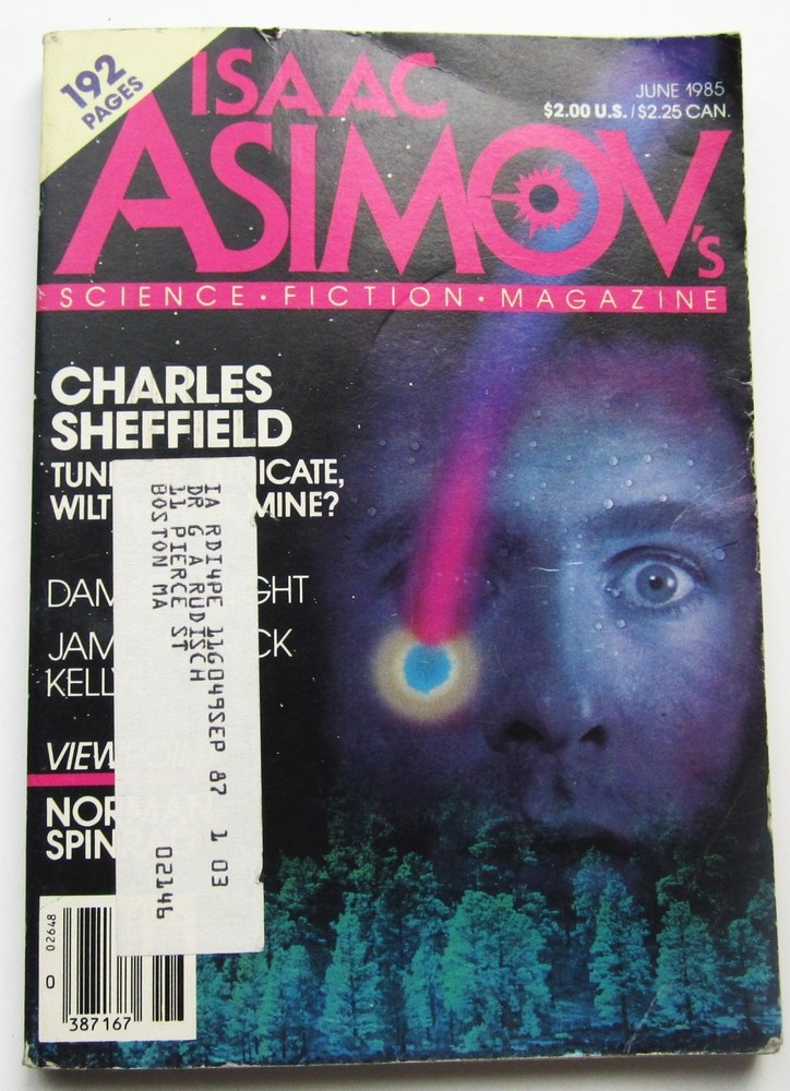 Isaac Asimov Science Fiction Magazine June 1985 Digest Fine F Charles Sheffield