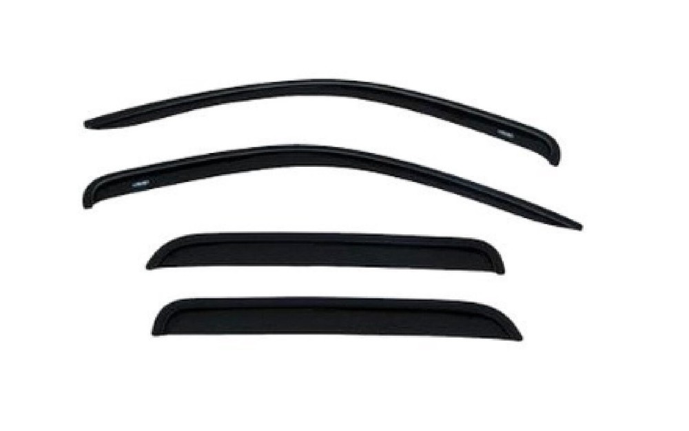 AVS 94656 Set of 4 Smoke Ventvisor Acrylic Window Deflectors for Dodge Dakota