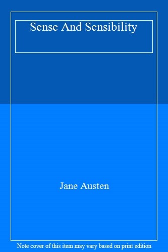 Sense And Sensibility By Jane Austen. 9781509896387