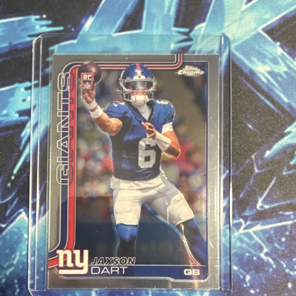 Topps Chrome 2025 Jaxson Dart New York Giants RC Rookie #306