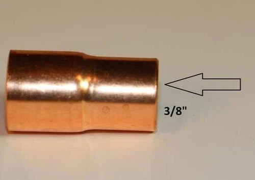 Copper Reducing Coupling For 5/16
