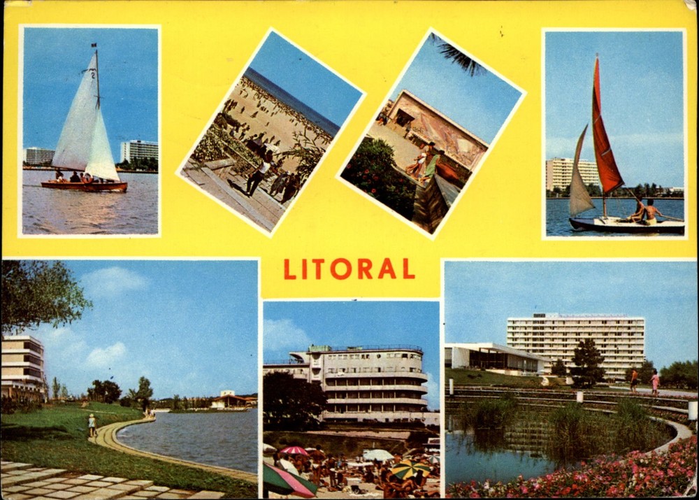 Litoral Constanta Romania vintage postcard a238