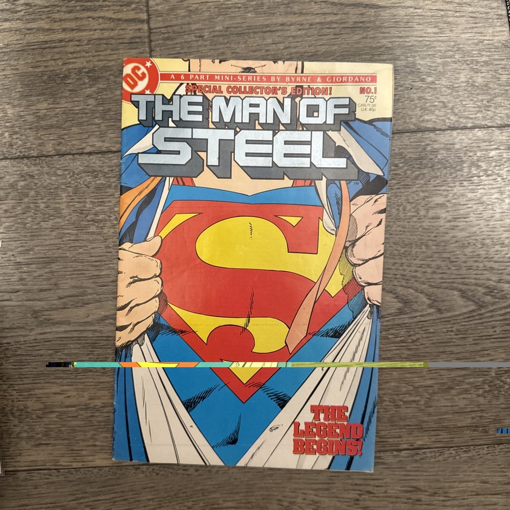 The Man of Steel #1 Special Collector's Edition Cover (DC Comics October 1986)