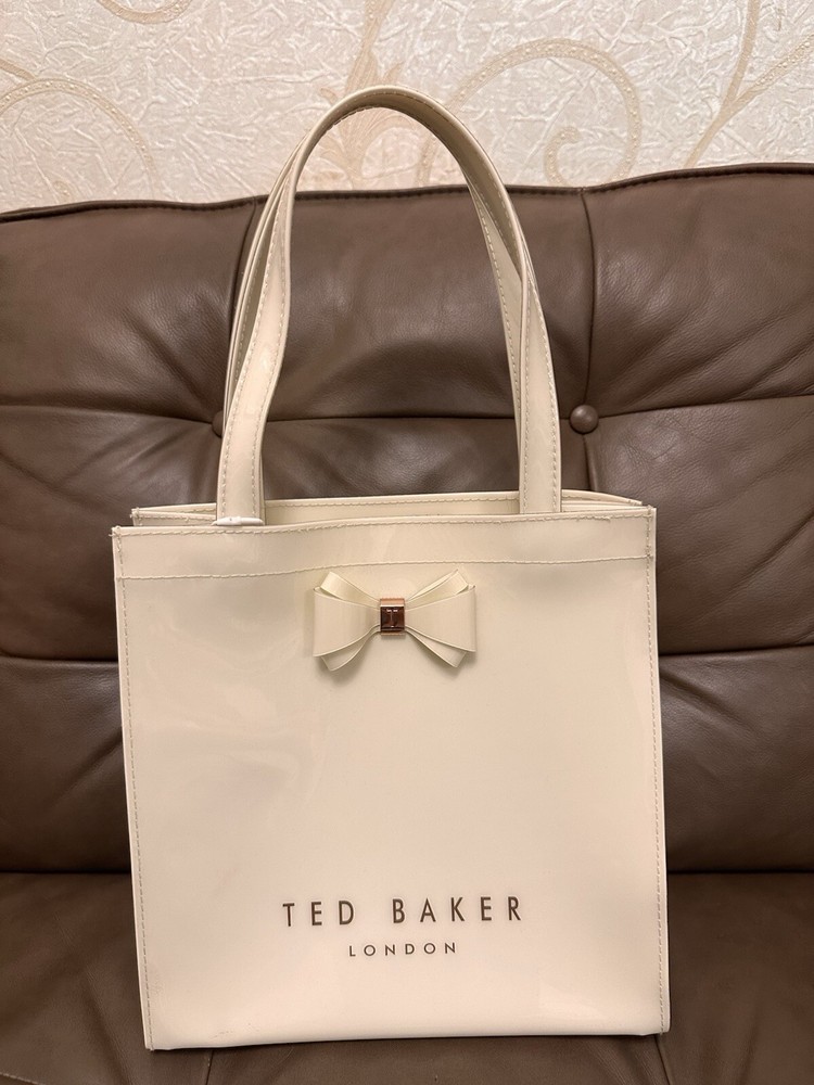 Ted Baker Plain Bow Icon Bag Tote White