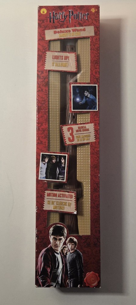 Harry Potter Motion-Activated Sound Wand 2010 Collector Edition with Original Box