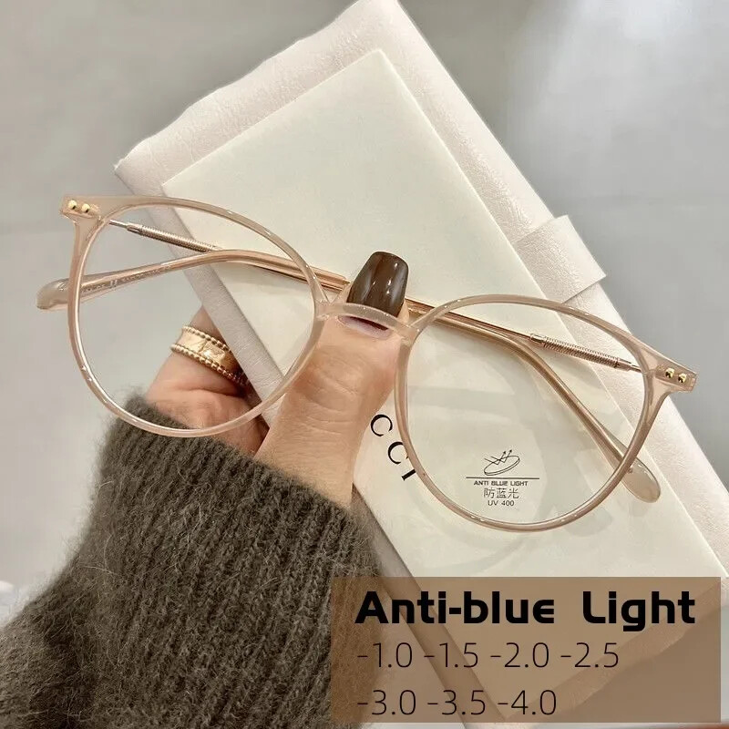 Gafas De Miopía Ordenador Con Luz Azul Moda Para Mujer Visión Cercana Dioptrías