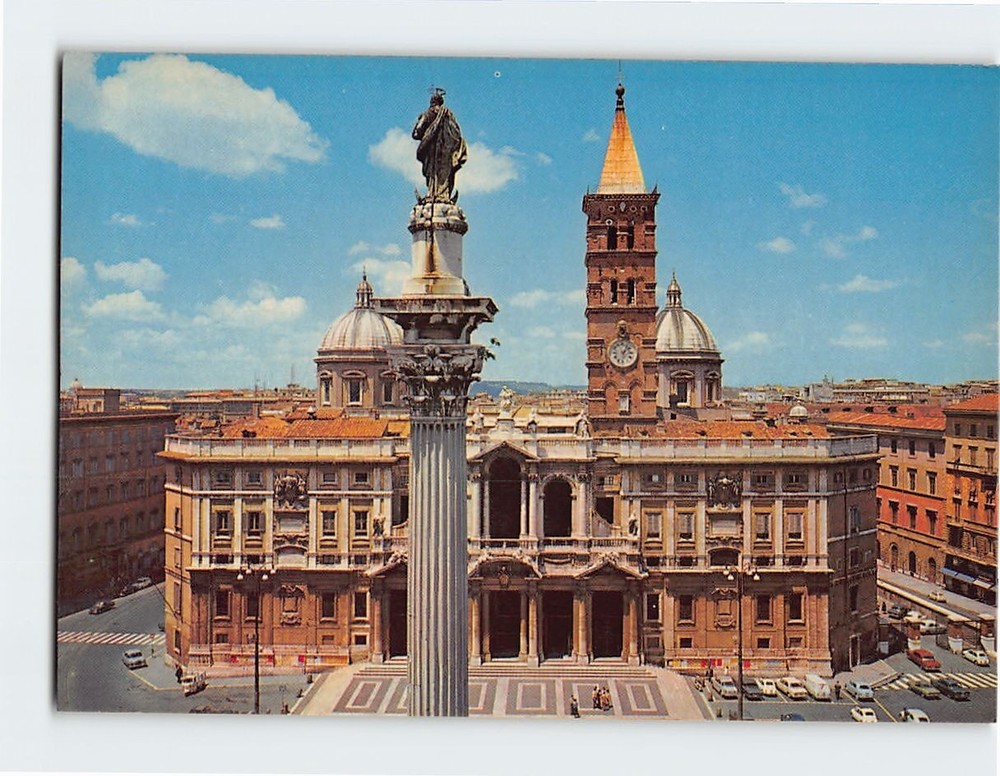 Postcard Basilica of St. Mary Maggiore Rome Italy