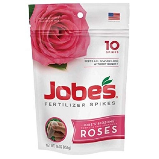 (4) Packages Jobes 04102 10 Pack Slow Release Rose Fertilizer Spikes