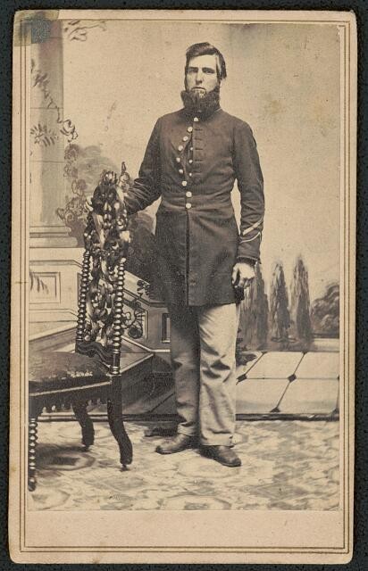 Private Lester W. Hamilton of Co. C, 39th Illinois Infantry Regiment,Civil War