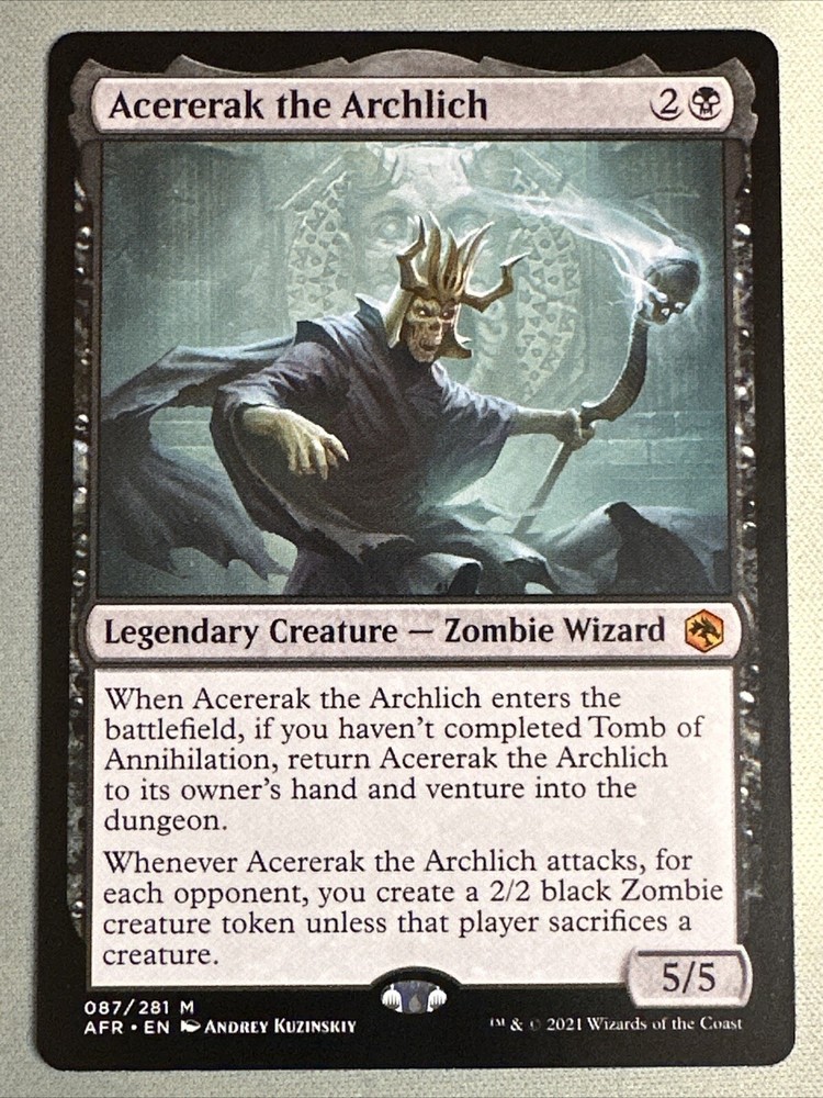 MTG / Acererak the Archlich / AFR / #087 / Regular / Mythic / LP-image