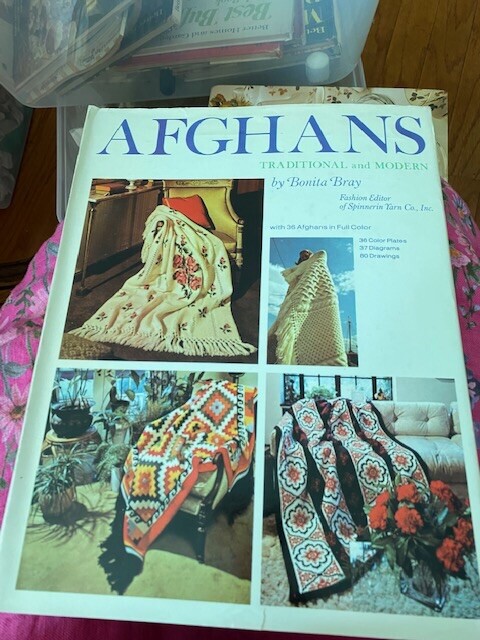 Afghans By Bonita Bray Book Pre Owned