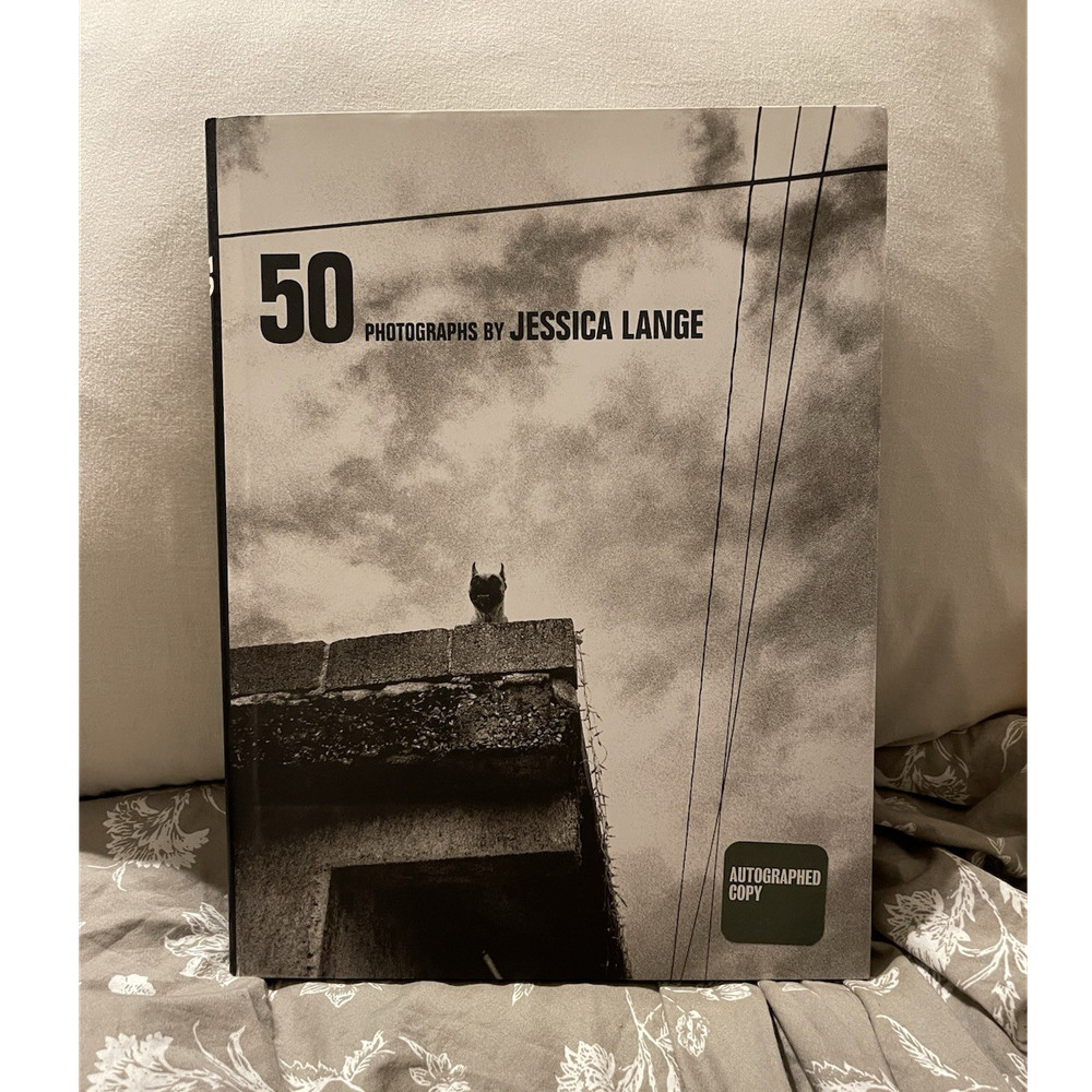 Jessica Lange 50 Photographs Signed Hardcover 2008, 1st Edition