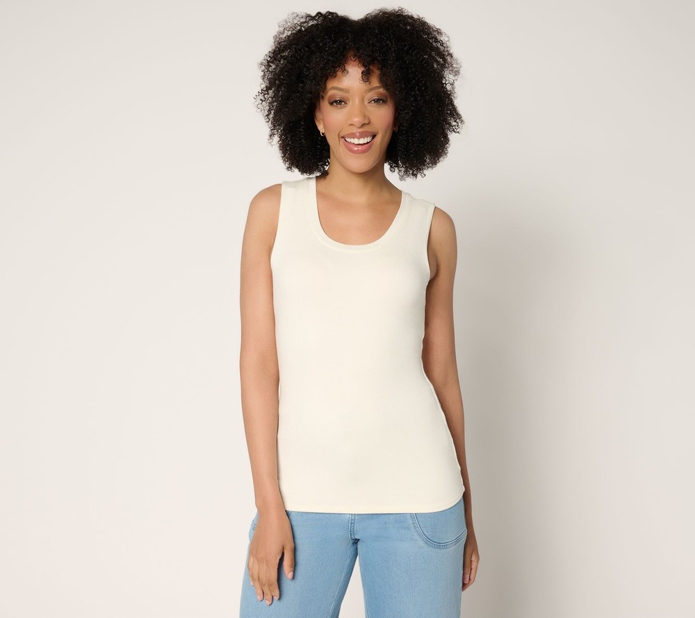 Joan Rivers Classics Collection Women's Top Sz XL Wardrobe Builders White