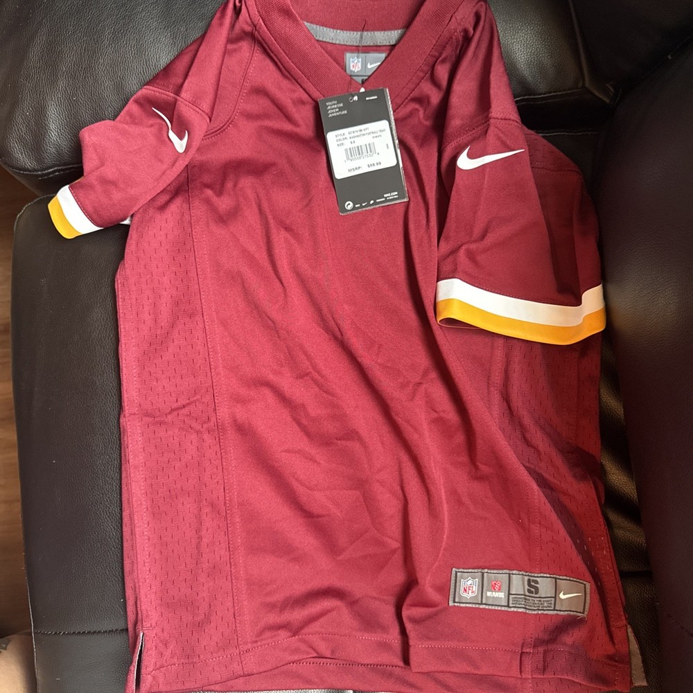 Men's Small Nike NFL Washington Commanders Maroon Blank Jersey
