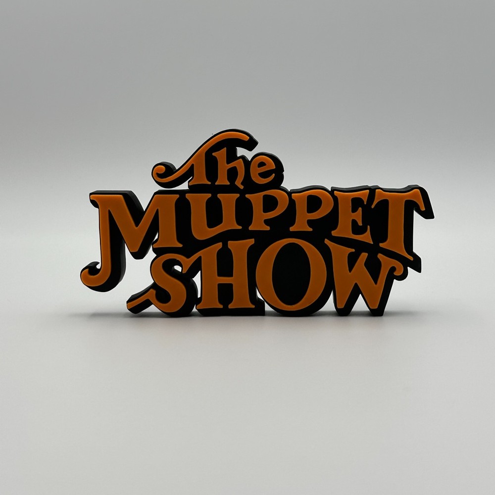 The Muppet Show Logo Sign 3D Wall Art Plaque Man Cave Decor Collectible