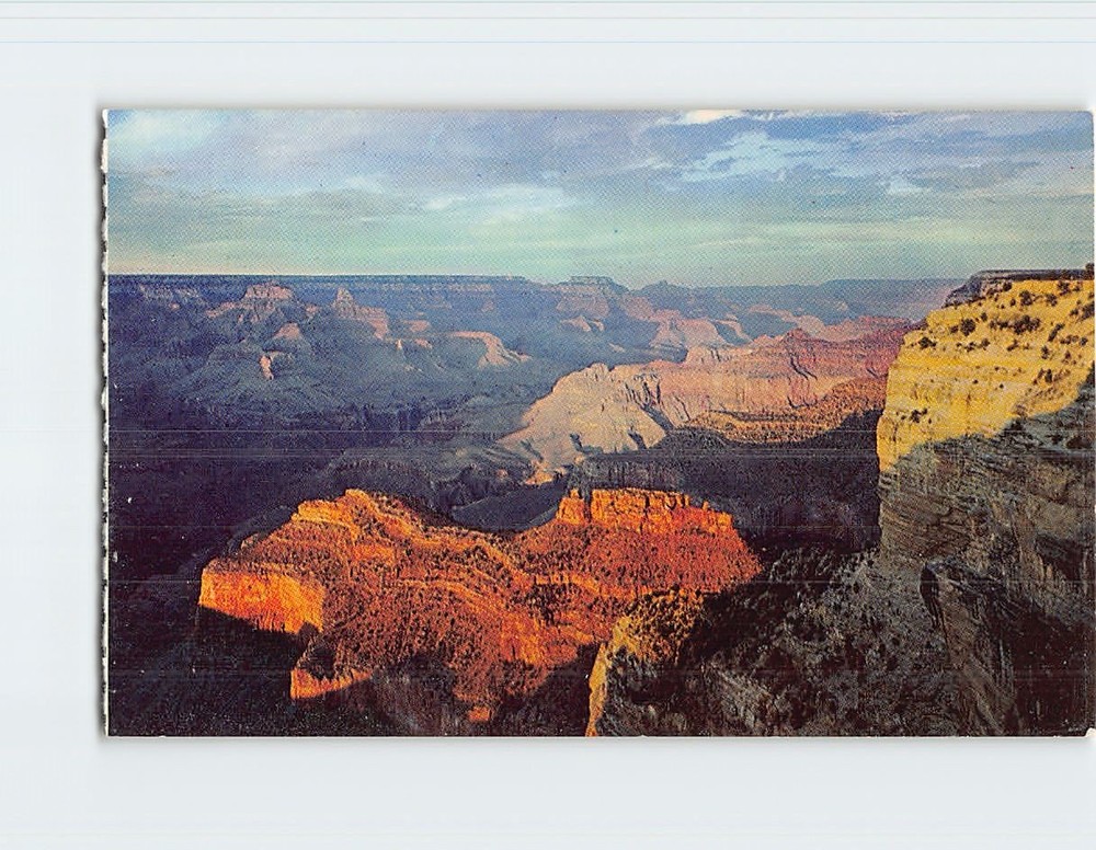 Postcard View from South Rim Grand Canyon National Park Arizona USA