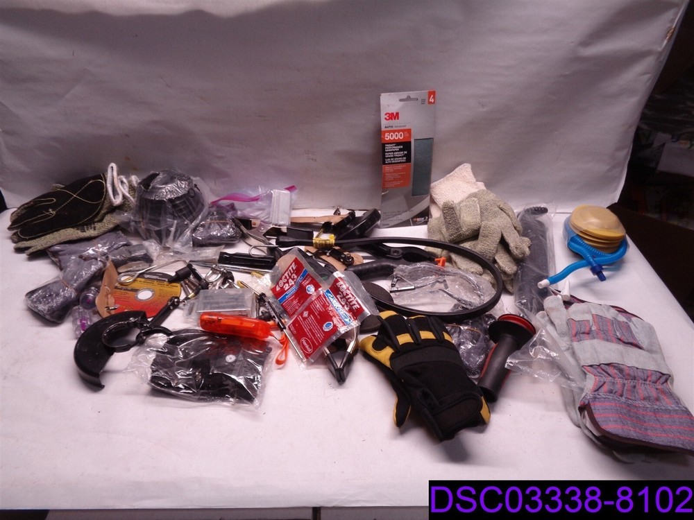 67 Items: Shop / Garage Tools, Parts, Supplies, Variety Mixture