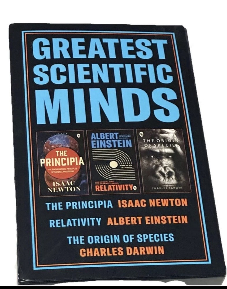 Greatest Scientific Minds Hardcover Book Isaac Newton Principia Albert Einstein