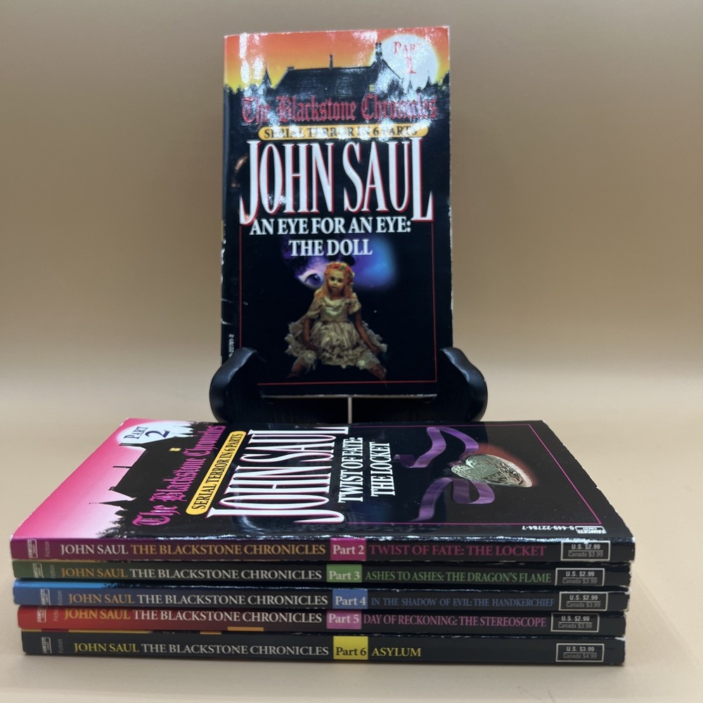 The Blackstone Chronicles Series by John Saul Complete Set 1-6 Paperbacks 1997