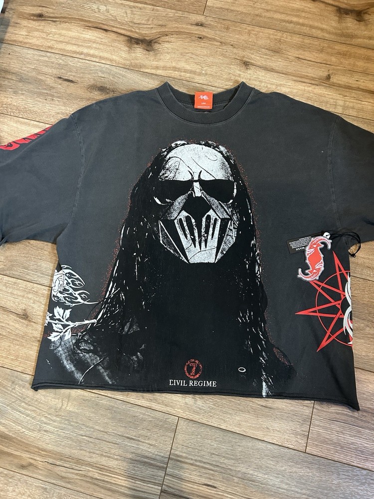 Civil Regime X Slipknot Mickey Thompson Dungeon T-shirt Size Large