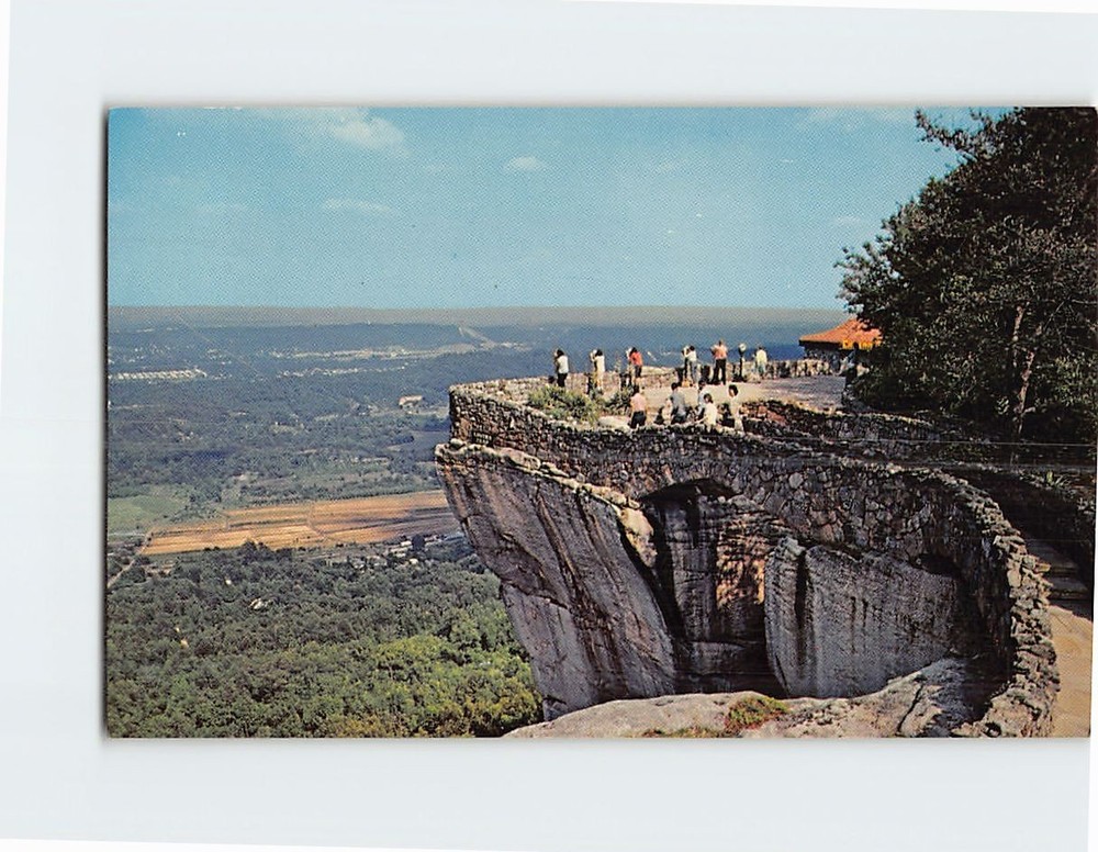 Postcard Lovers Leap Rock City Gardens Lookout Mountain Georgia USA