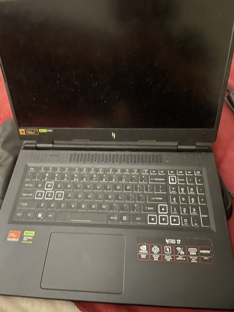 Acer Nitro 17 Gaming Laptop with 1TB SSD AMD Ryzen 7 16GB RAM NVIDIA Graphics-image