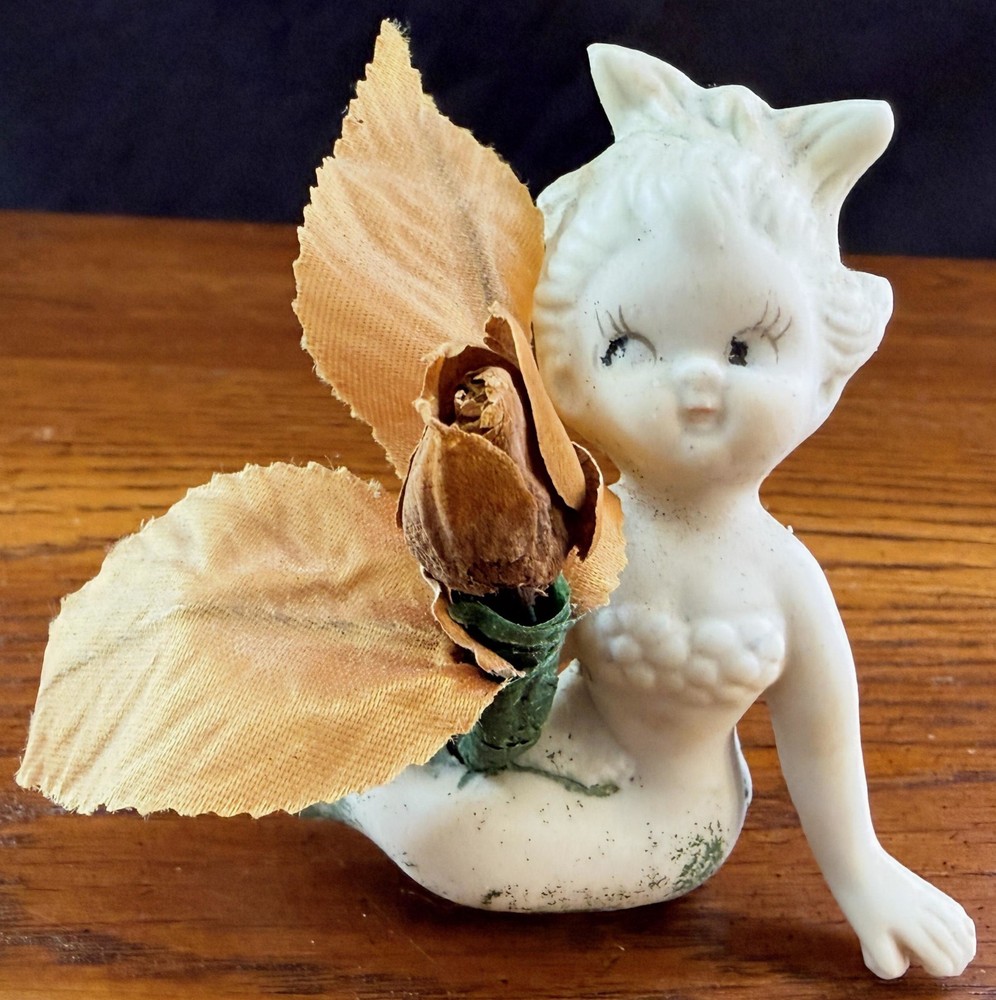 Rare Vintage 1950s Bradley Exclusive Mermaid Figurine - Mid Century Modern
