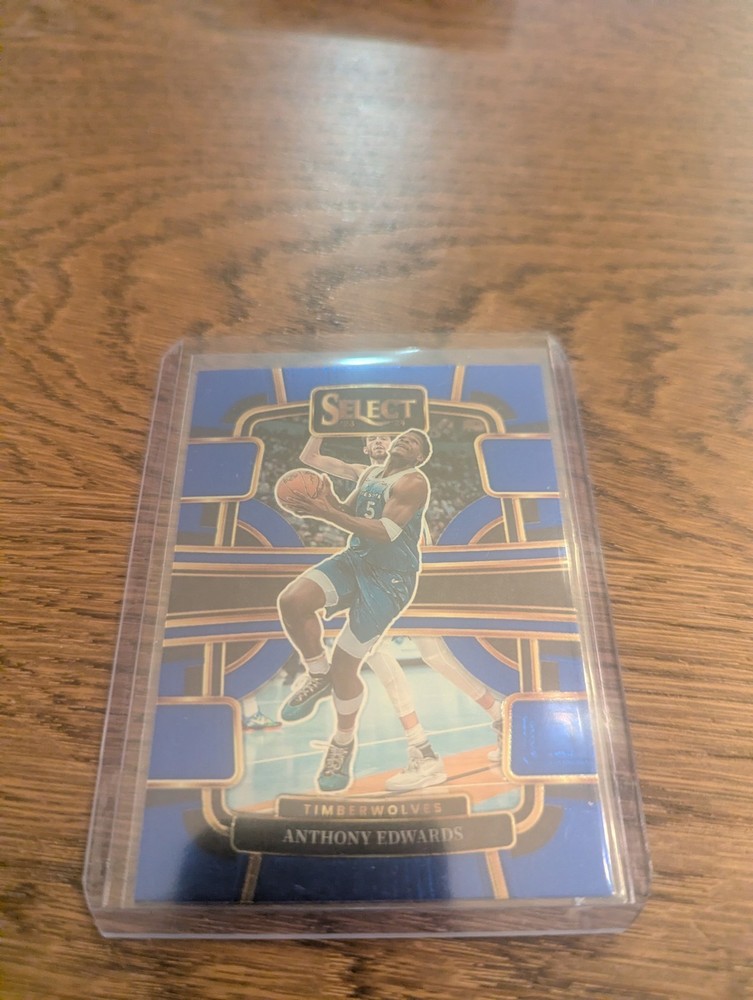 2023-24 Panini Select - Concourse Anthony Edwards #37 Blue