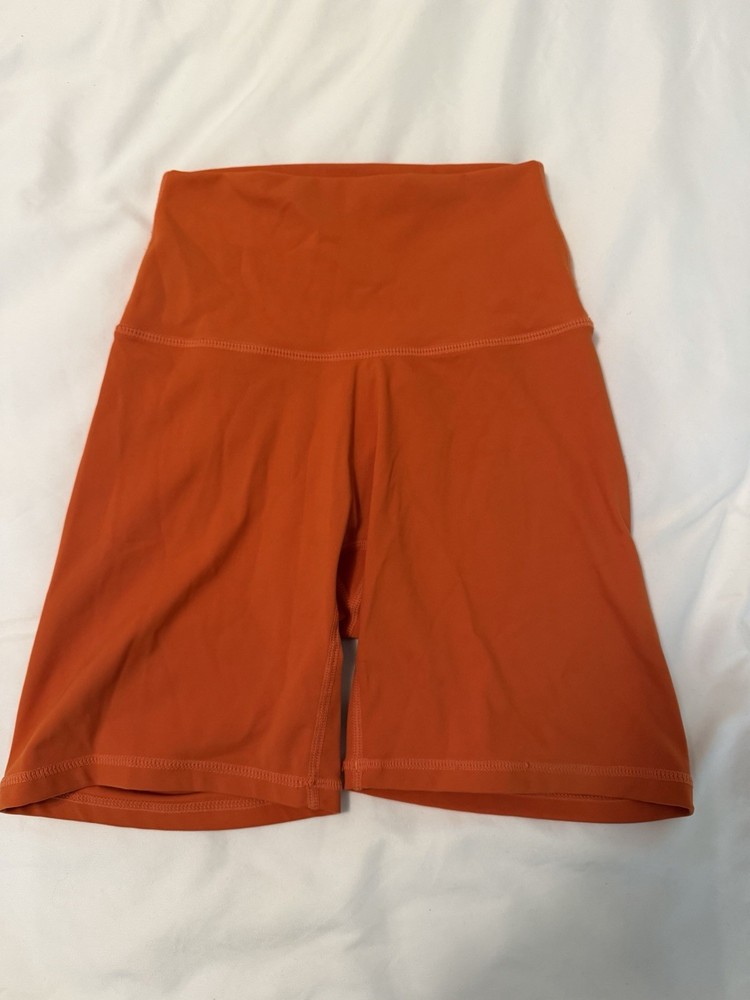NVGTN Women's  Shorts - Pumpkin Spice ￼Orange - Size S- High Waist