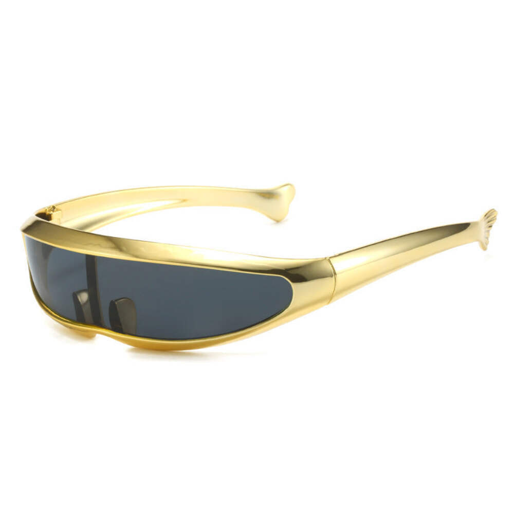 Electroplated Dolphin Sunglasses for Men, Outdoor Sports Cycling Sunglasses with
