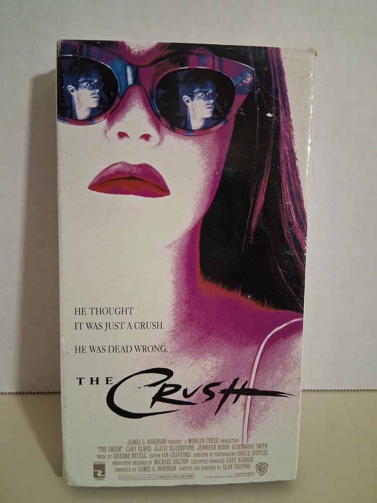 The Crush 1993 VHS - 1993 Warner Release  Alicia Silverstone Psych-Thriller