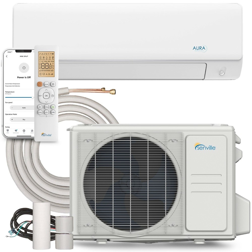 12000 BTU Mini Split Ductless Air Conditioner & Heat Pump - 26 SEER