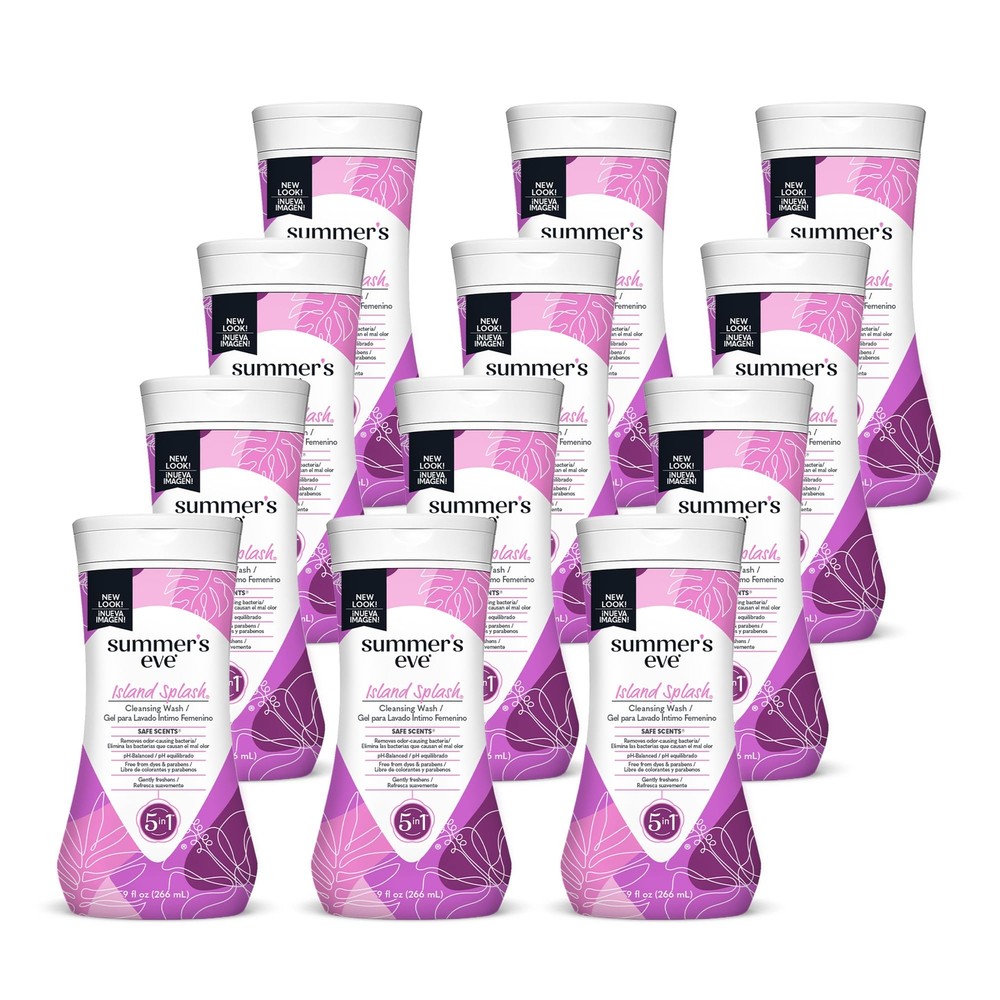 Island Splash Refreshing Daily All Over Feminine Body Wash, Removes Odor, Fem...