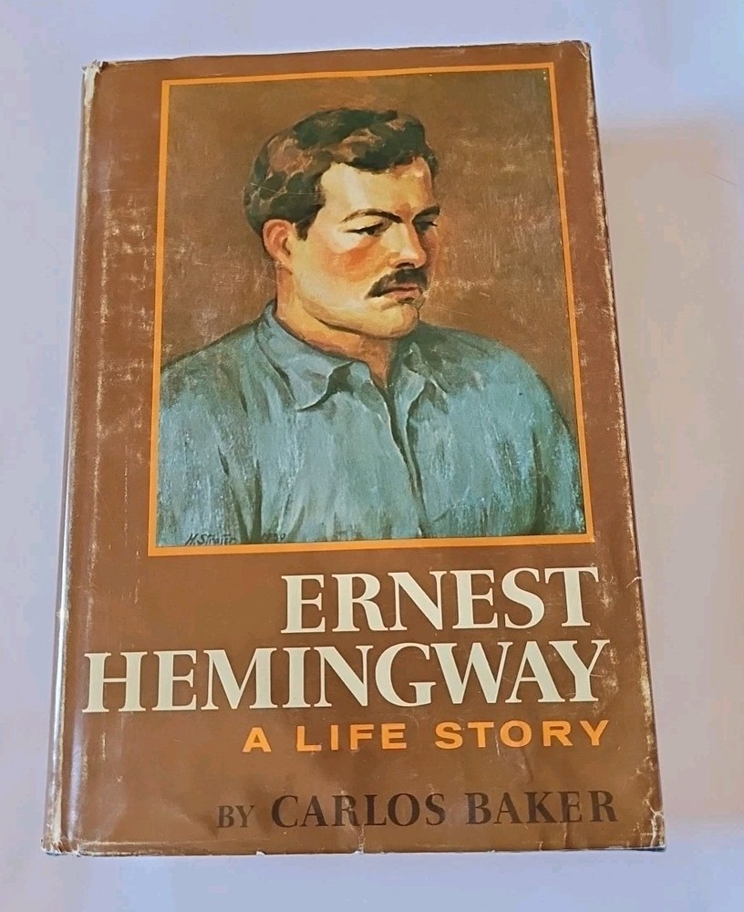 Ernest Hemingway A Life Story by Carlos Baker Original '69 Hardcover Dust Jacket