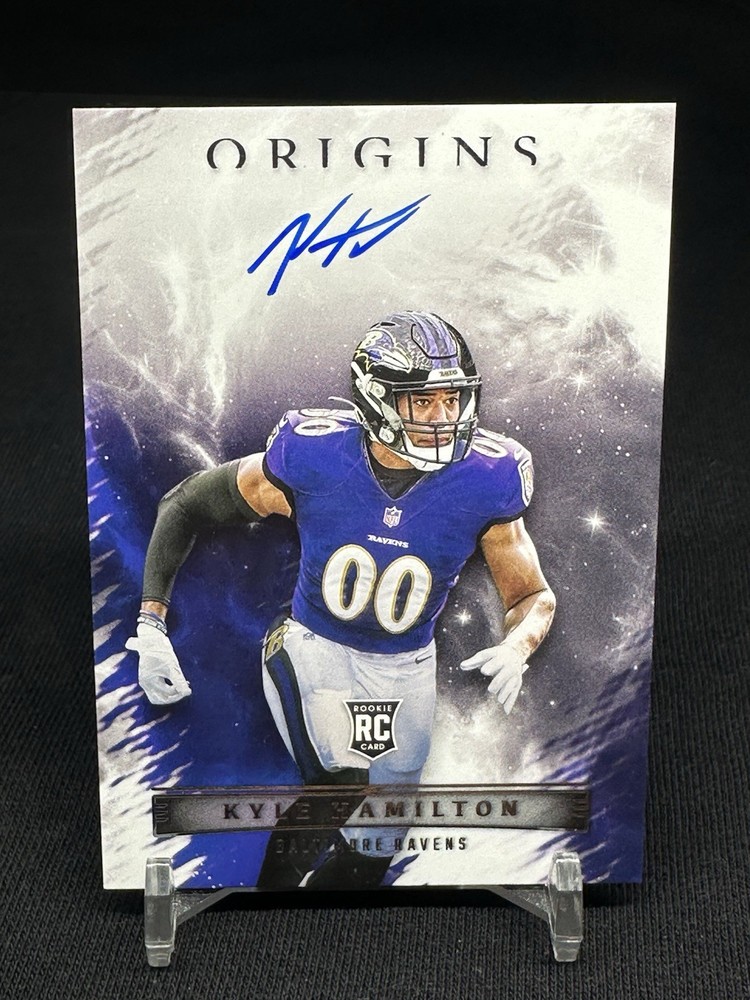 2022 Panini Origins - Rookie Autographs Kyle Hamilton #RAU-KHA (AU, RC)