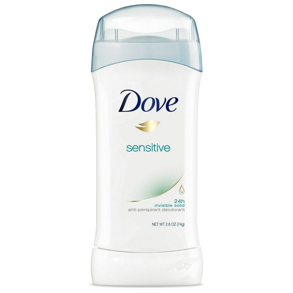 Dove Sensitive Antiperspirant & Deodorant Invisible Solid 2.6oz