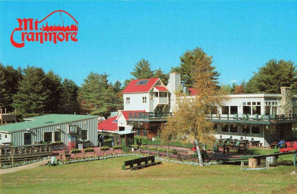 Base Station & Skimobile - Mt Cranmore - North Conway New Hampshire NH Postcard