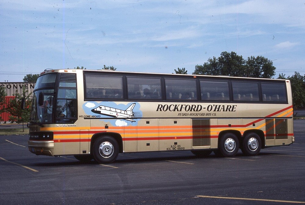 Original Bus Slide Shuttle Rockford O'Hare #181 1986 #16